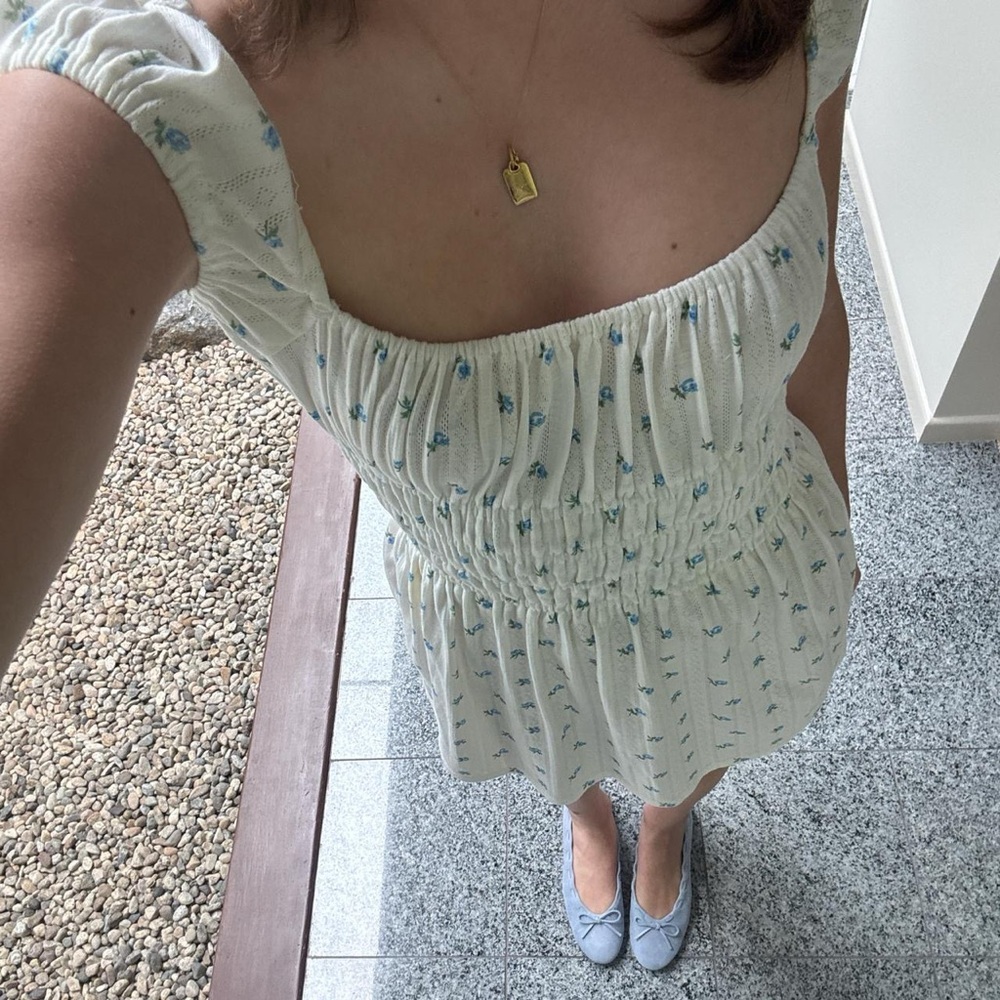 With Jean mini dress